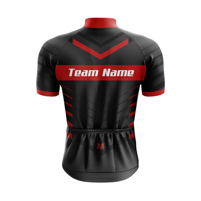 Custom Red Team Cycling Jersey and Bibs Montella Cycling