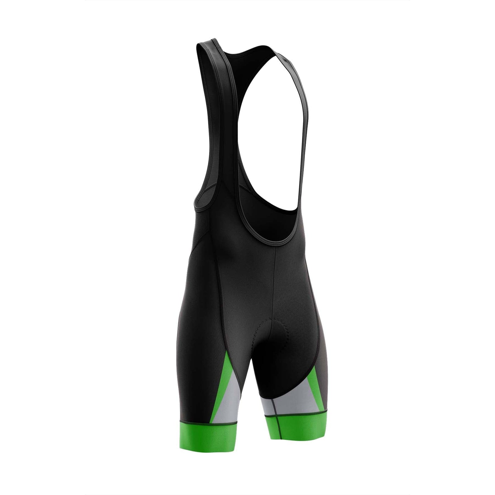 Montella Cycling Bibs Green White Cycling Bib Shorts