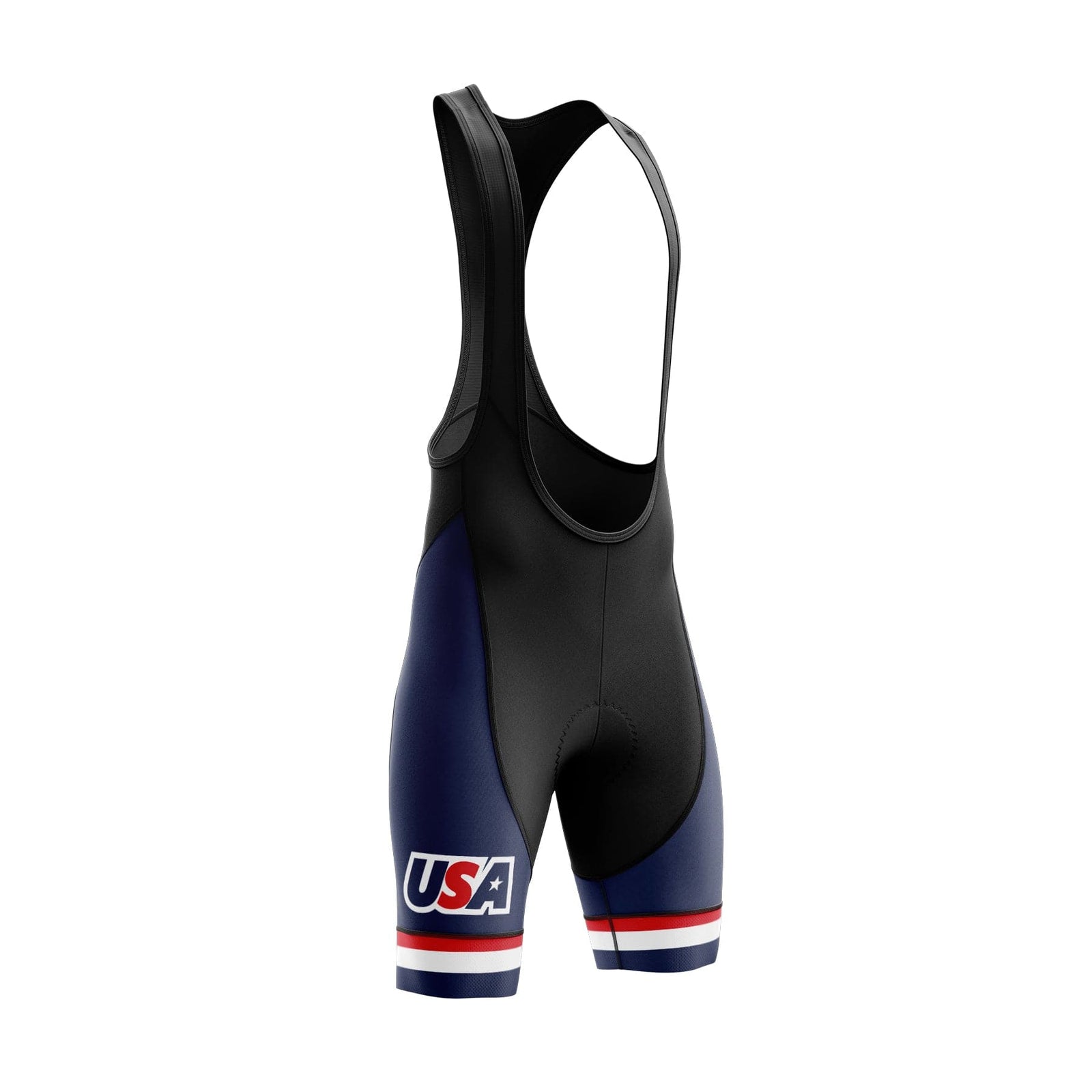 Montella Cycling Bibs Men's USA Blue Cycling Bib Shorts