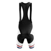 Montella Cycling Bibs Men's USA White Cycling Bib Shorts