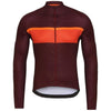 Montella Cycling Burgundy Men's Winter Fleece Cycling Jersey