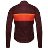 Montella Cycling Burgundy Men's Winter Fleece Cycling Jersey