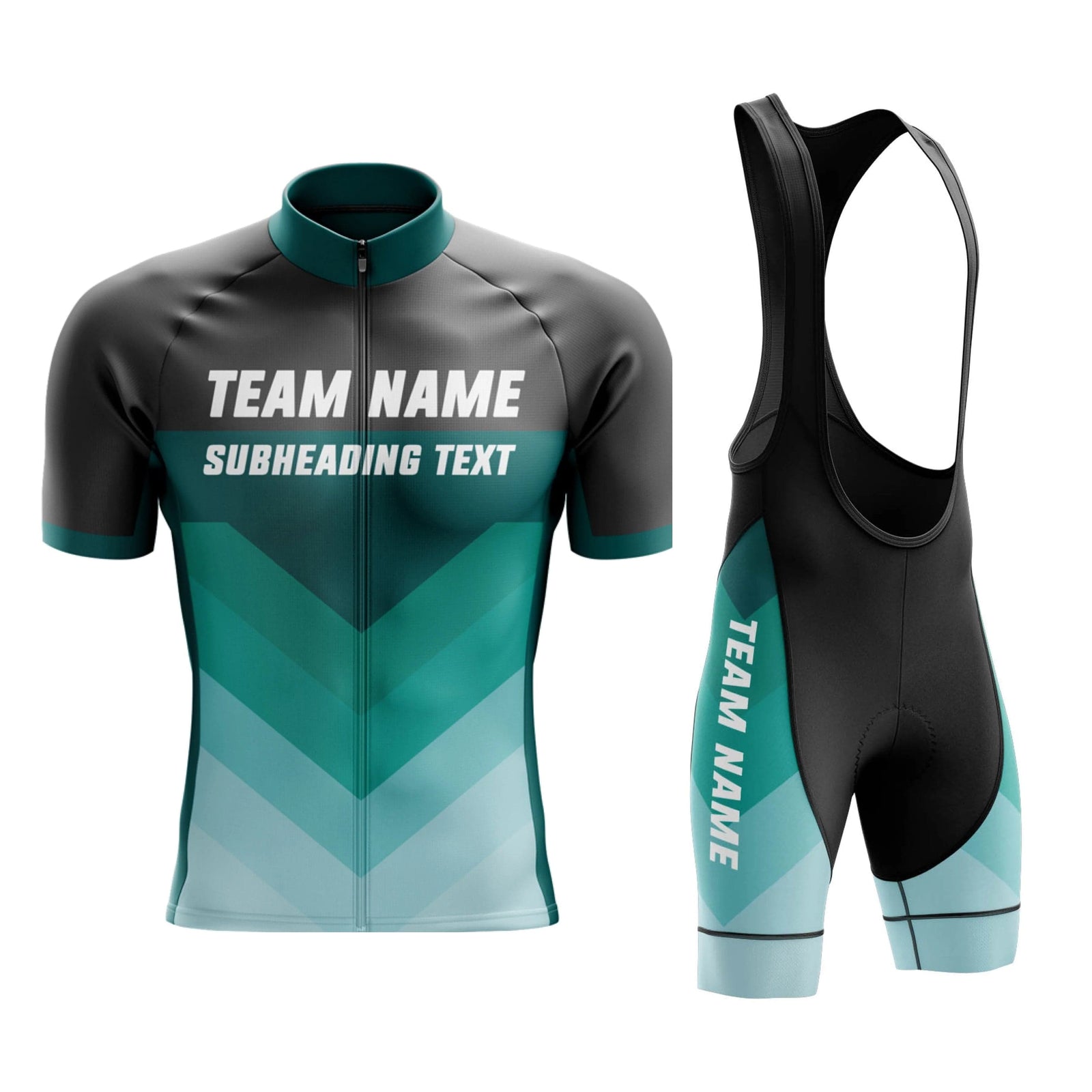 Montella Cycling Custom Green Team Cycling Jersey and Bibs