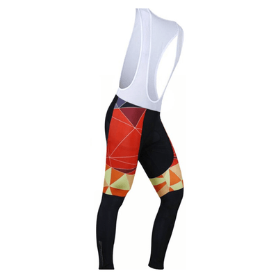 Montella Cycling Cycling Bib Pants Men's Orange Detail Bib Cycling Pants