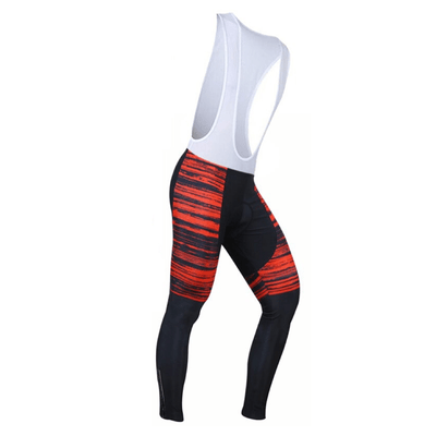 Montella Cycling Cycling Bib Pants Men's Red Lines Bib Cycling Pants