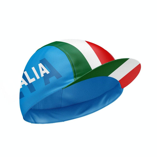 Montella Cycling Cycling Cap Italia Blue Cycling Cap