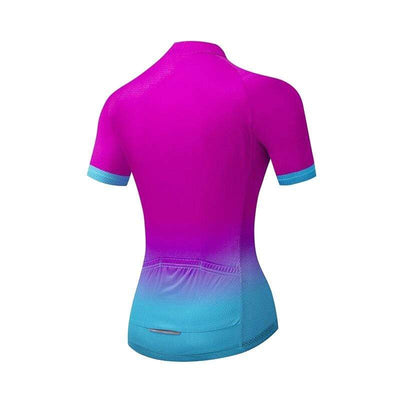 Montella Cycling Cycling Jersey Women's Pink Gradient Cycling Jersey