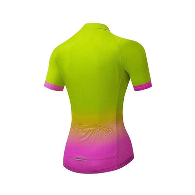 Montella Cycling Cycling Jersey Women's Pink Gradient Cycling Jersey