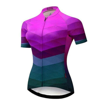 Montella Cycling Cycling Jersey XXS / Pink Women's Orange Patterns Cycling Jersey