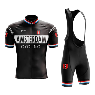 Montella Cycling Cycling Kit Amsterdam Black Cycling Jersey or Bibs