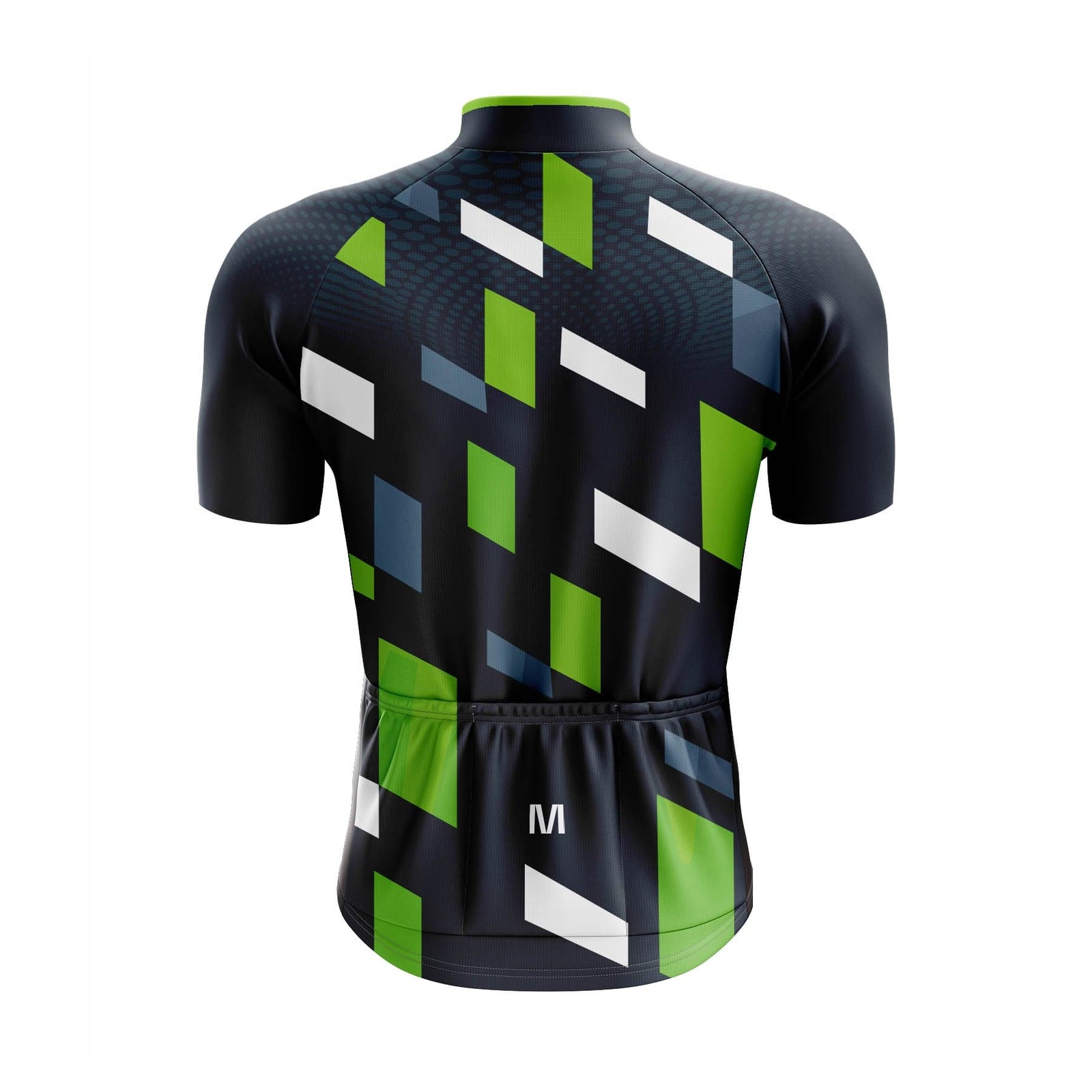 Montella Cycling Cycling Kit Men's Green Geo Cycling Jersey or Bibs