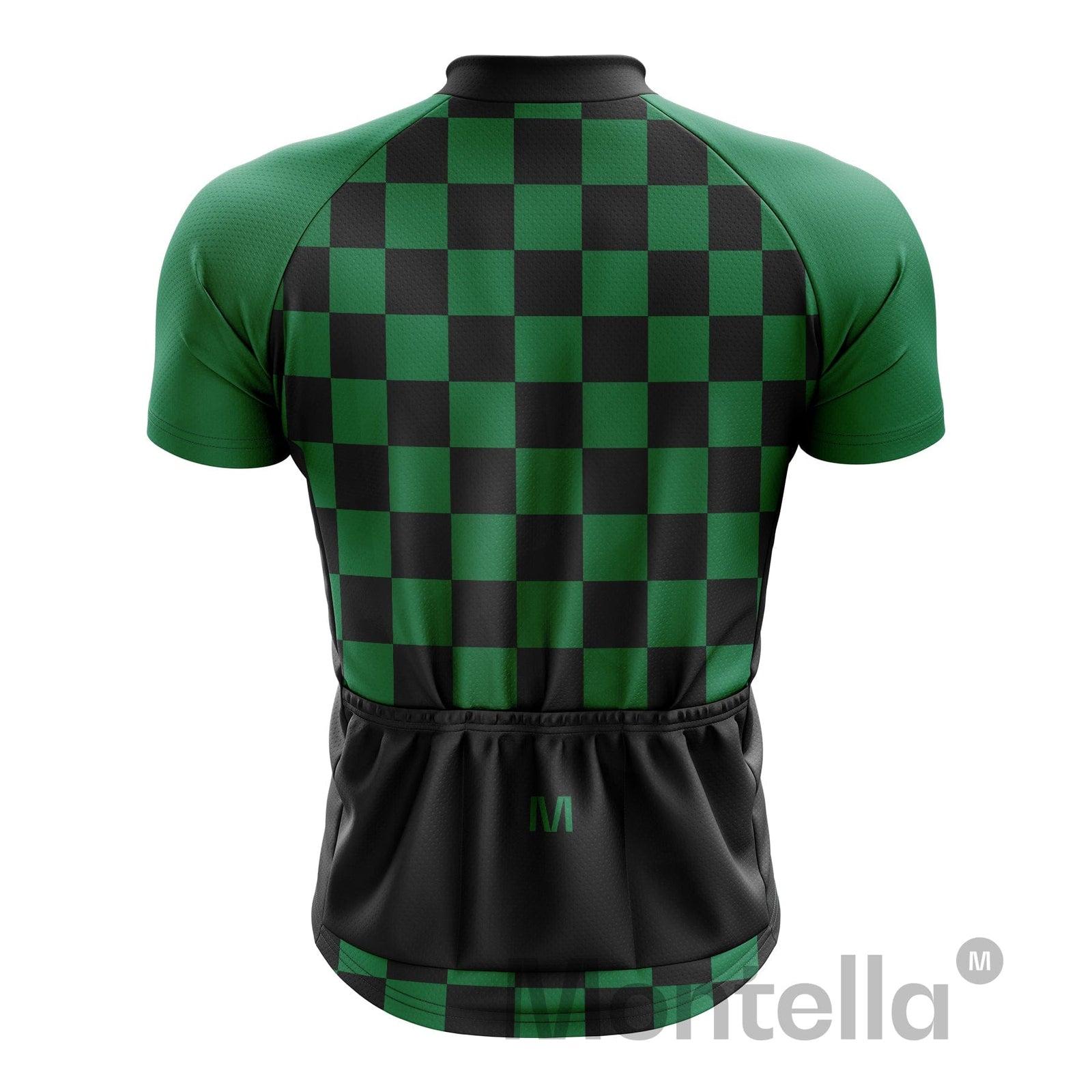 Montella Cycling Cycling Kit Men's Green Squares Cycling Jersey or Bibs