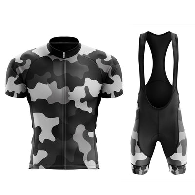 Montella Cycling Cycling Kit Men's Grey Army Camouflage Cycling Jersey or Bibs