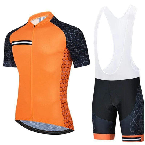 Montella Cycling Cycling Kit Men's Orange Pro Cycling Jersey or Bibs