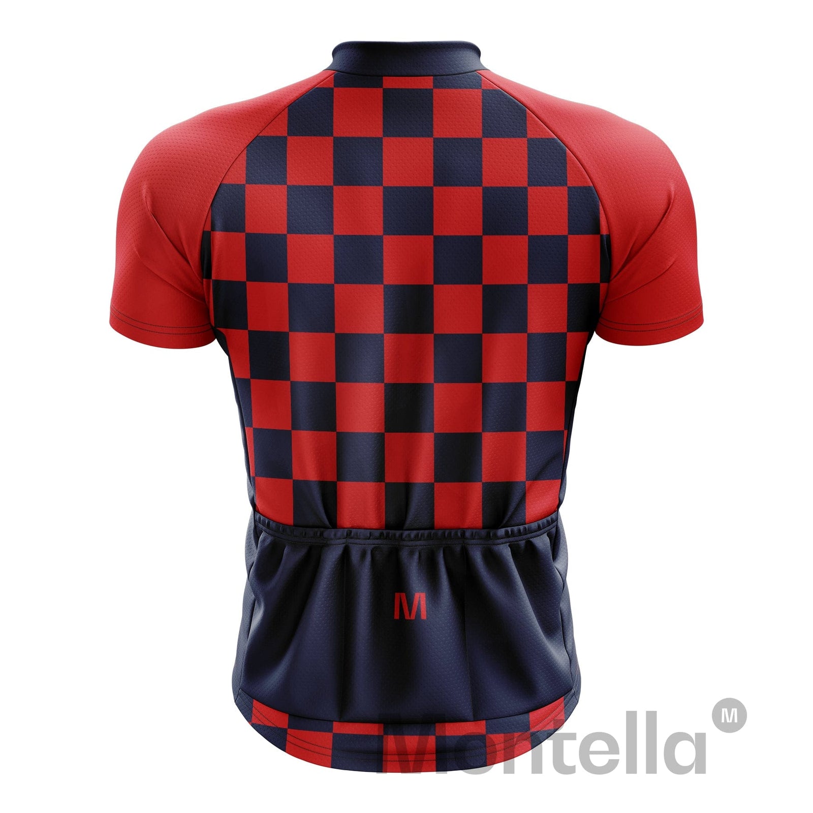 Montella Cycling Cycling Kit Men's Red Squares Cycling Jersey or Bibs