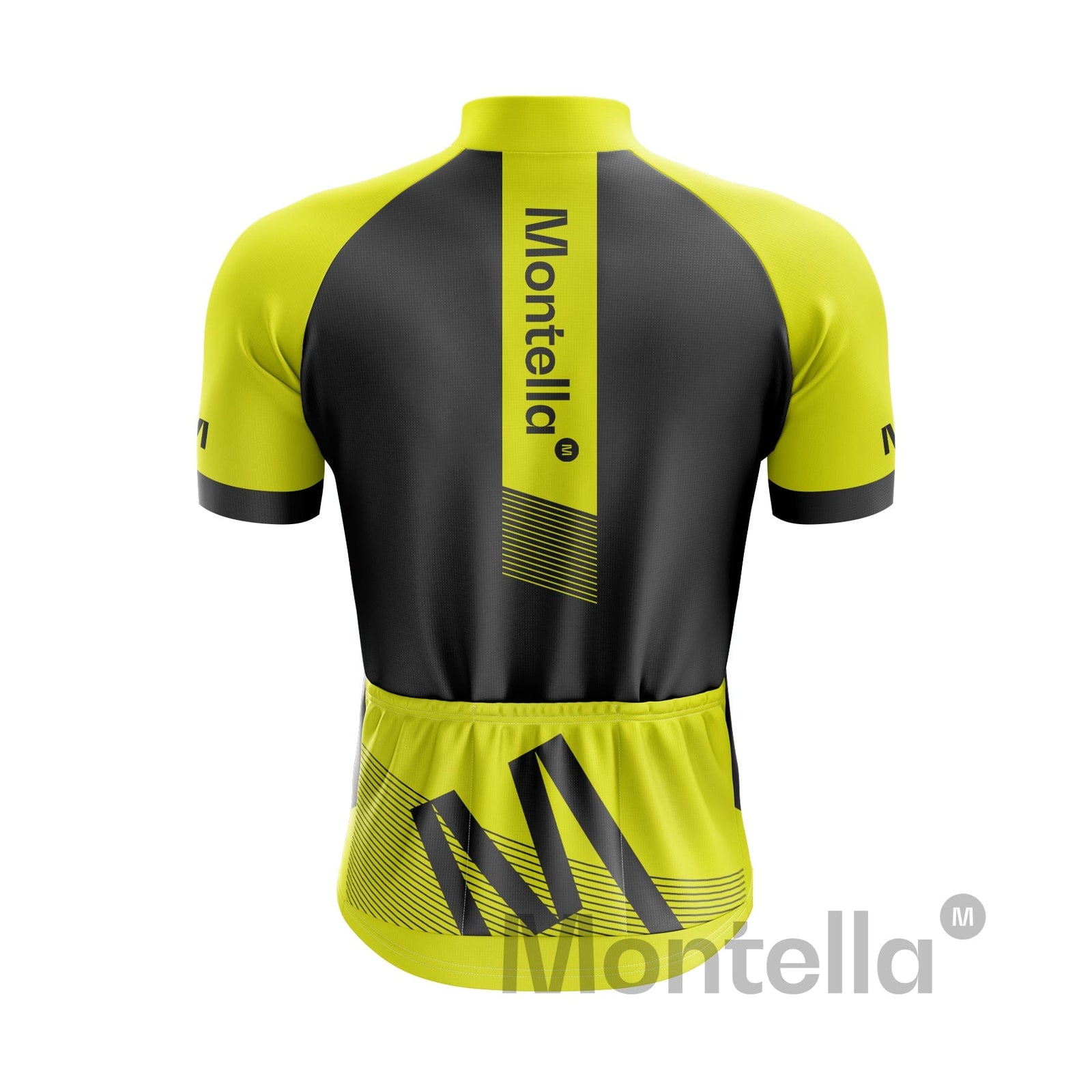 Montella Cycling Cycling Kit Men's Yellow Logo Cycling Jersey or Bibs