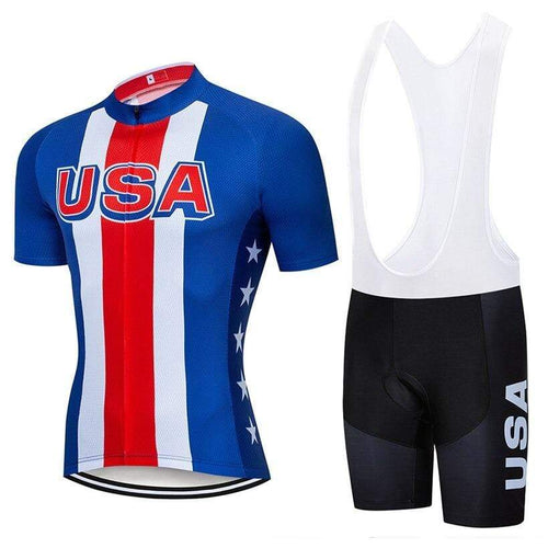 Montella Cycling Cycling Kit USA Team Men's Cycling Jersey or Bibs