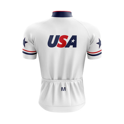 Montella Cycling Cycling Kit USA White Cycling Jersey or Bibs