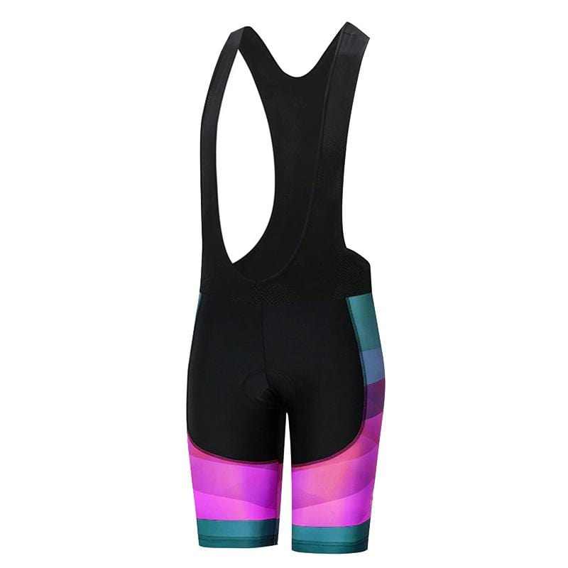 Montella Cycling Cycling Shorts Women's Pink Pattern Bib Shorts