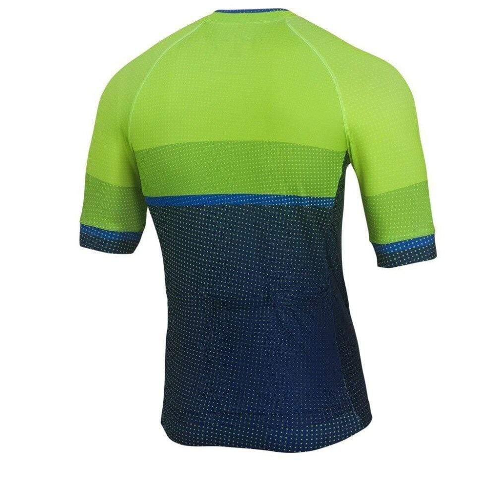 Montella Cycling Jersey Green Stylish Men's Cycling Jersey