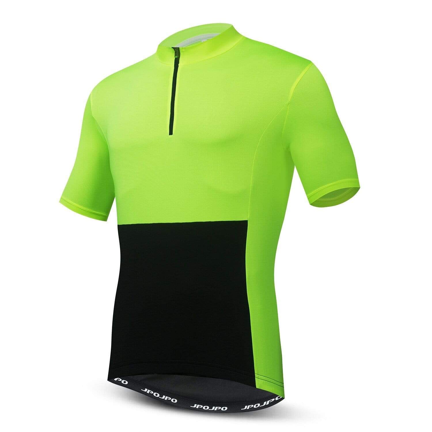 Montella Cycling Jersey Hi Vis Half Zipper Cycling Jersey