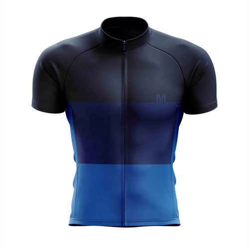 Montella Cycling Jersey Men's Blue Lines Cycling Jersey