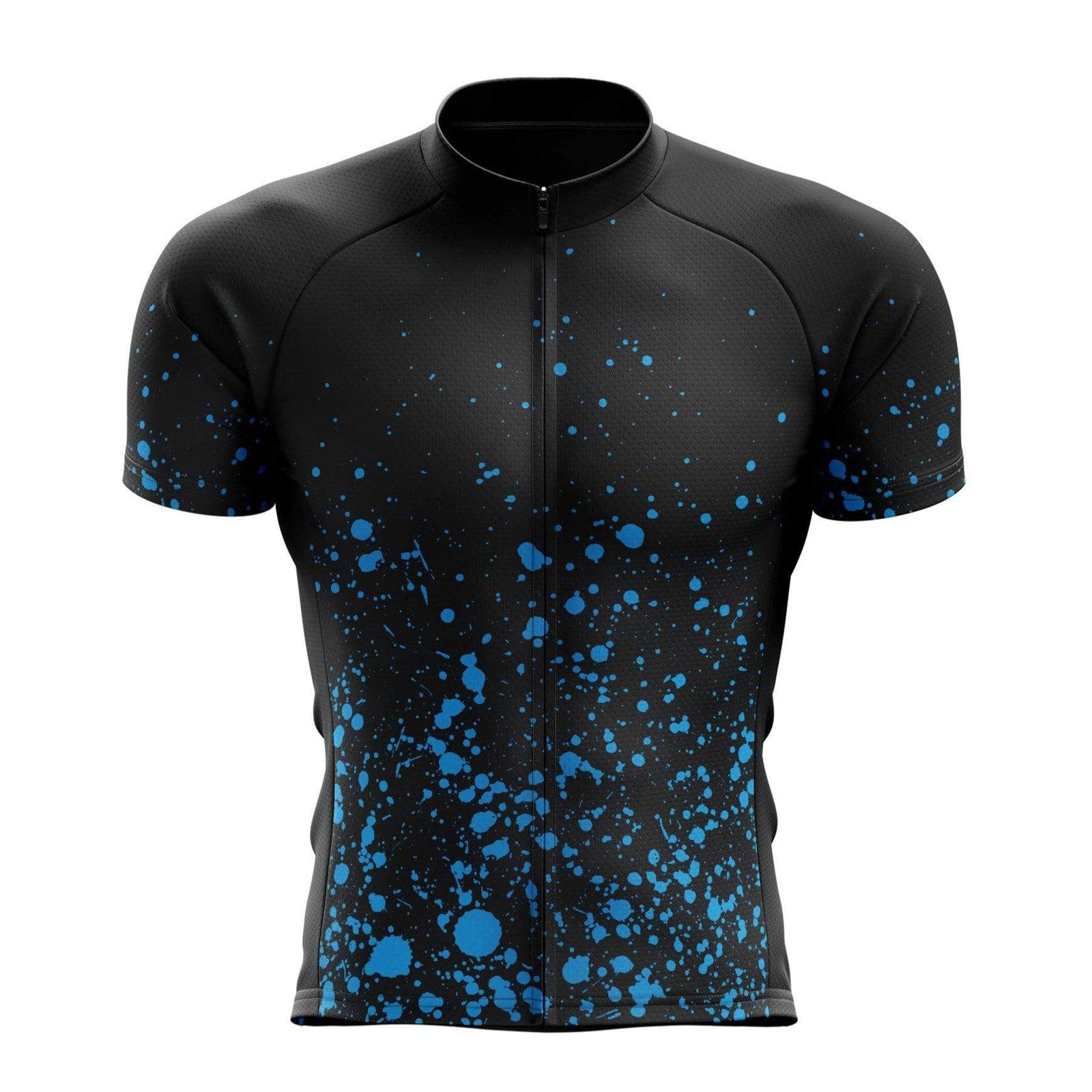 Montella Cycling Jersey Men's Blue Splashes Cycling Jersey