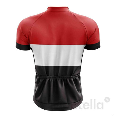 Montella Cycling Jersey Men's Stylish Red Cycling Jersey