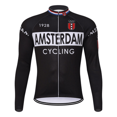 Montella Cycling Long Sleeve Men's Amsterdam Long Sleeve Cycling Jersey