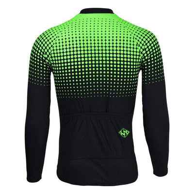 Montella Cycling Long Sleeve Men's Hi Vis Long Sleeve Cycling Jersey