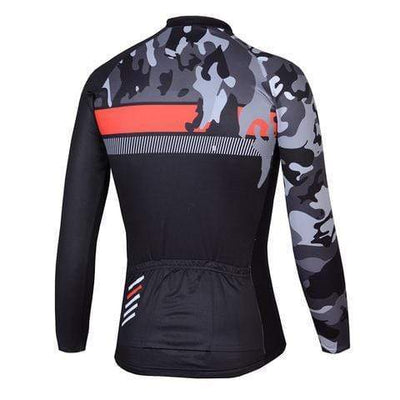 Montella Cycling Long Sleeve Men's Limitless Camo Long Sleeve Cycling Jersey