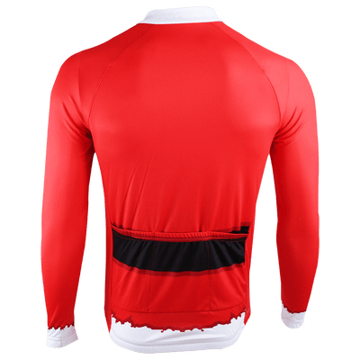 Montella Cycling Long Sleeve Santa Claus Long Sleeve Cycling Jersey