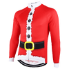 Montella Cycling Long Sleeve Santa Claus Long Sleeve Cycling Jersey