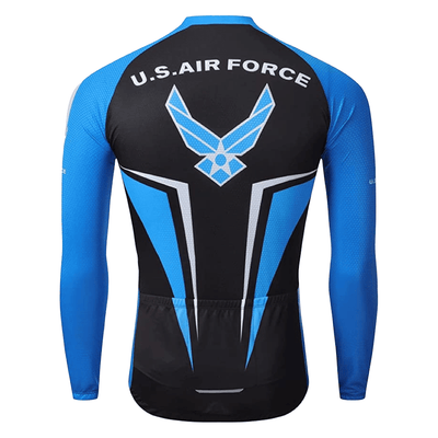 Montella Cycling Long Sleeve US Air Force Long Sleeve Cycling Jersey