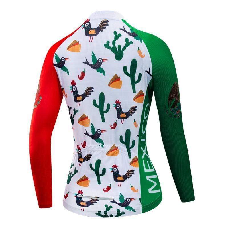 Montella Cycling Long Sleeve Women's Mexico Long Sleeve Jersey