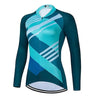 Montella Cycling Long Sleeve Women's Turquoise Long Sleeve Jersey