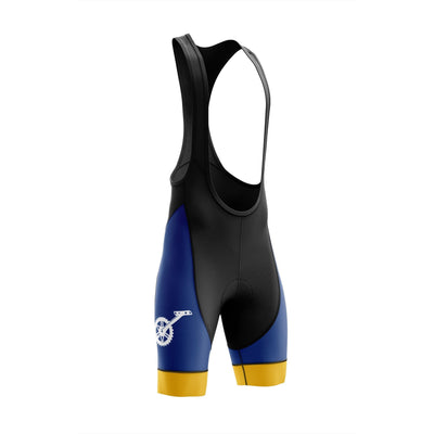 Montella Cycling Men's Blue Gear Cycling Bib Shorts