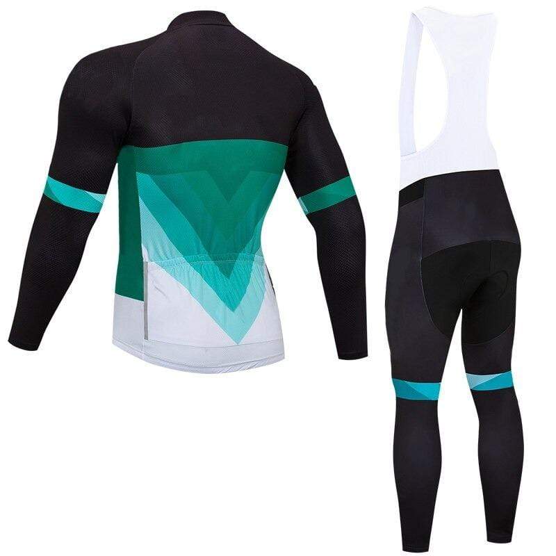 Montella Cycling Men's Blue Long Sleeve Pace Cycling Jersey or Pants