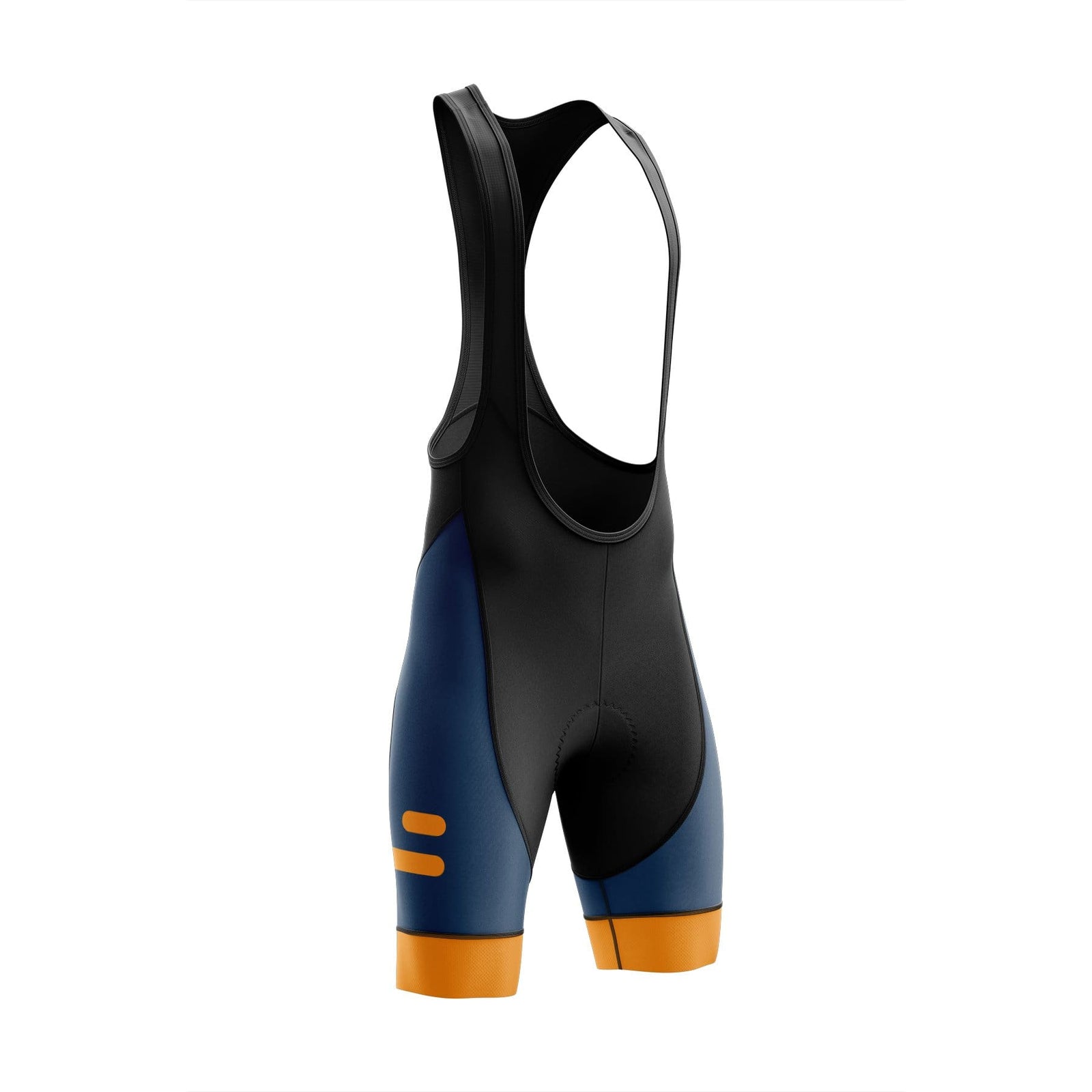 Montella Cycling Men's Blue Orange Cycling Bib Shorts