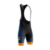 Montella Cycling Men's Blue Orange Cycling Bib Shorts