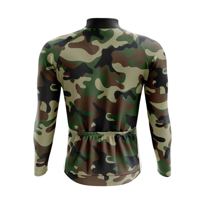 Montella Cycling Men's Camouflage Long Sleeve Cycling Jersey