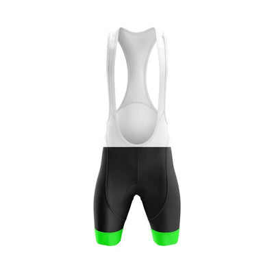 Montella Cycling Men's Cycling Bib Shorts with Green detail