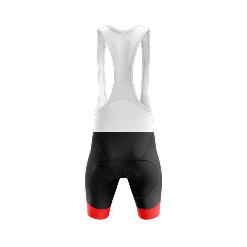 Montella Cycling Men's Cycling Bib Shorts with Red detail