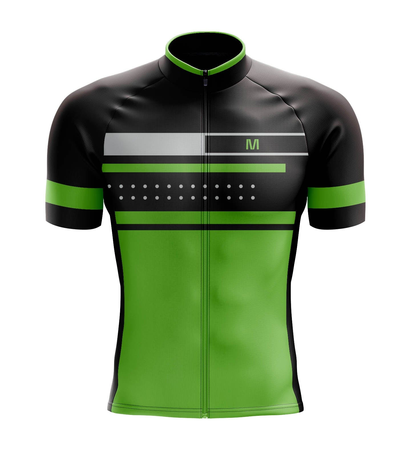 Montella Cycling Men's Green Speed Cycling Jersey