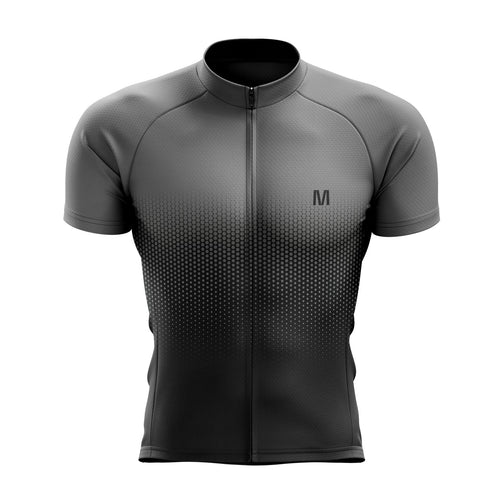 Montella Cycling Men's Grey Gradient Cycling Jersey