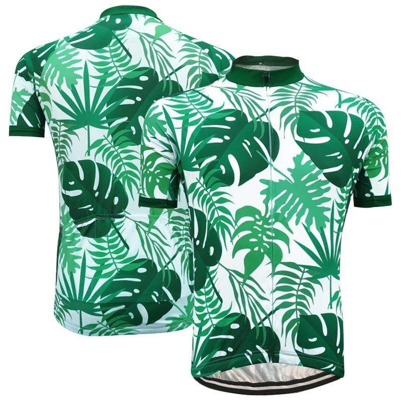 Montella Cycling Men's Hawaiian Leaves Cycling Jersey