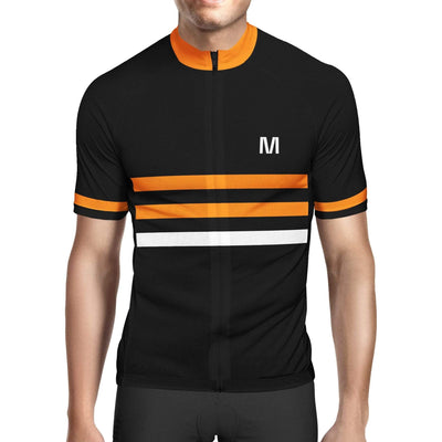 Montella Cycling Men's Orange Pro Cycling Jersey