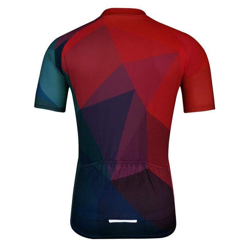 Montella Cycling Men's Red Contrast Cycling Jersey