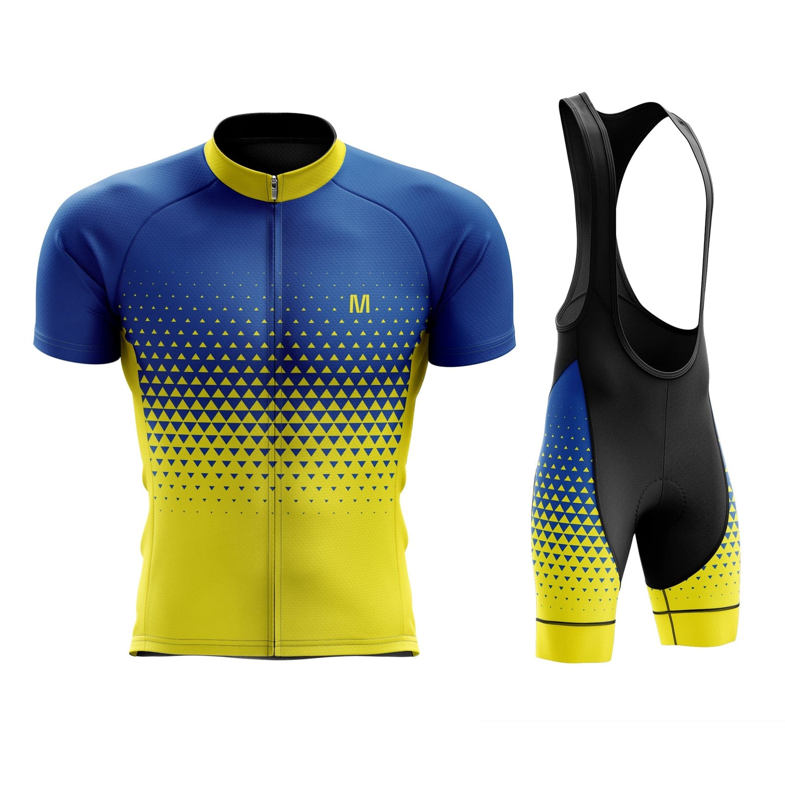 Montella Cycling Men's Ukraine Gradient Cycling Jersey or Bibs