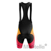 Montella Cycling Men's Yellow Gradient Cycling Bib Shorts